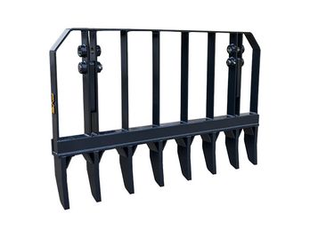PVP PARTS - PV490 - 7' ROOT RAKE (WITH MOUNTING BRACKETS & PINS)