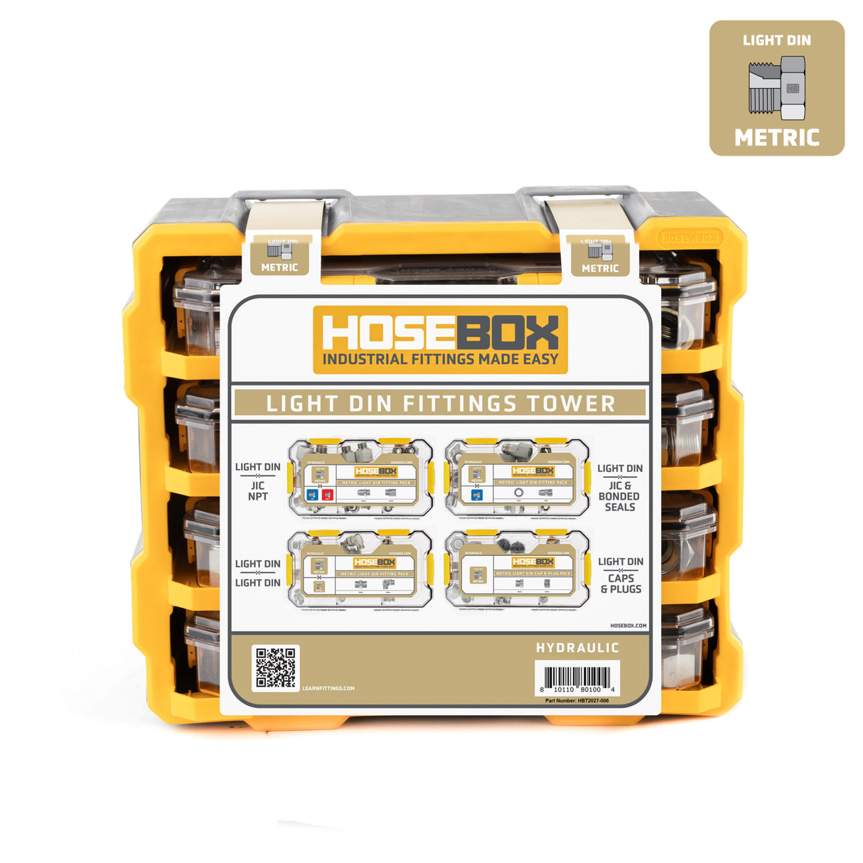 HOSEBOX - HBT2027-006 - LIGHT DIN Fittings Tower