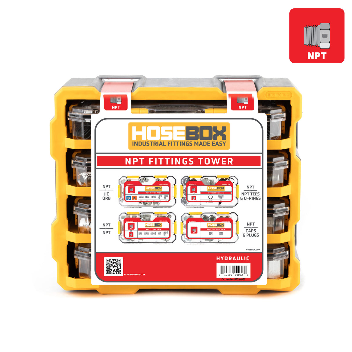 HOSEBOX - HBT5600E3 - NPT Fittings Tower