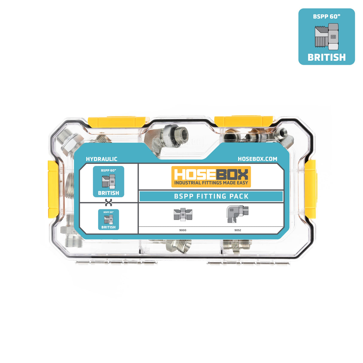 HOSEBOX - HB2023-003 - BSPP - BSPP FITTING PACK