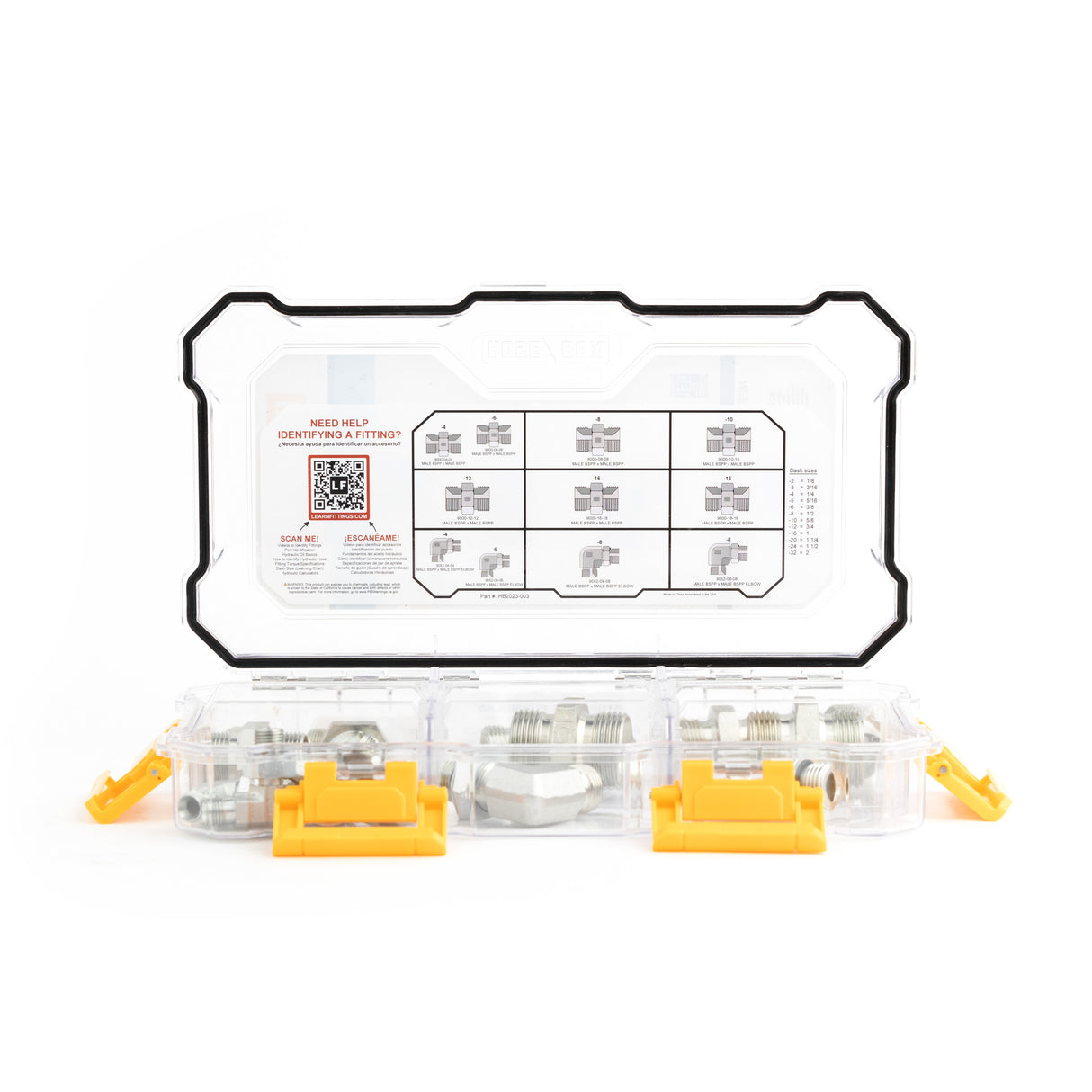 HOSEBOX - HB2023-003 - BSPP - BSPP FITTING PACK