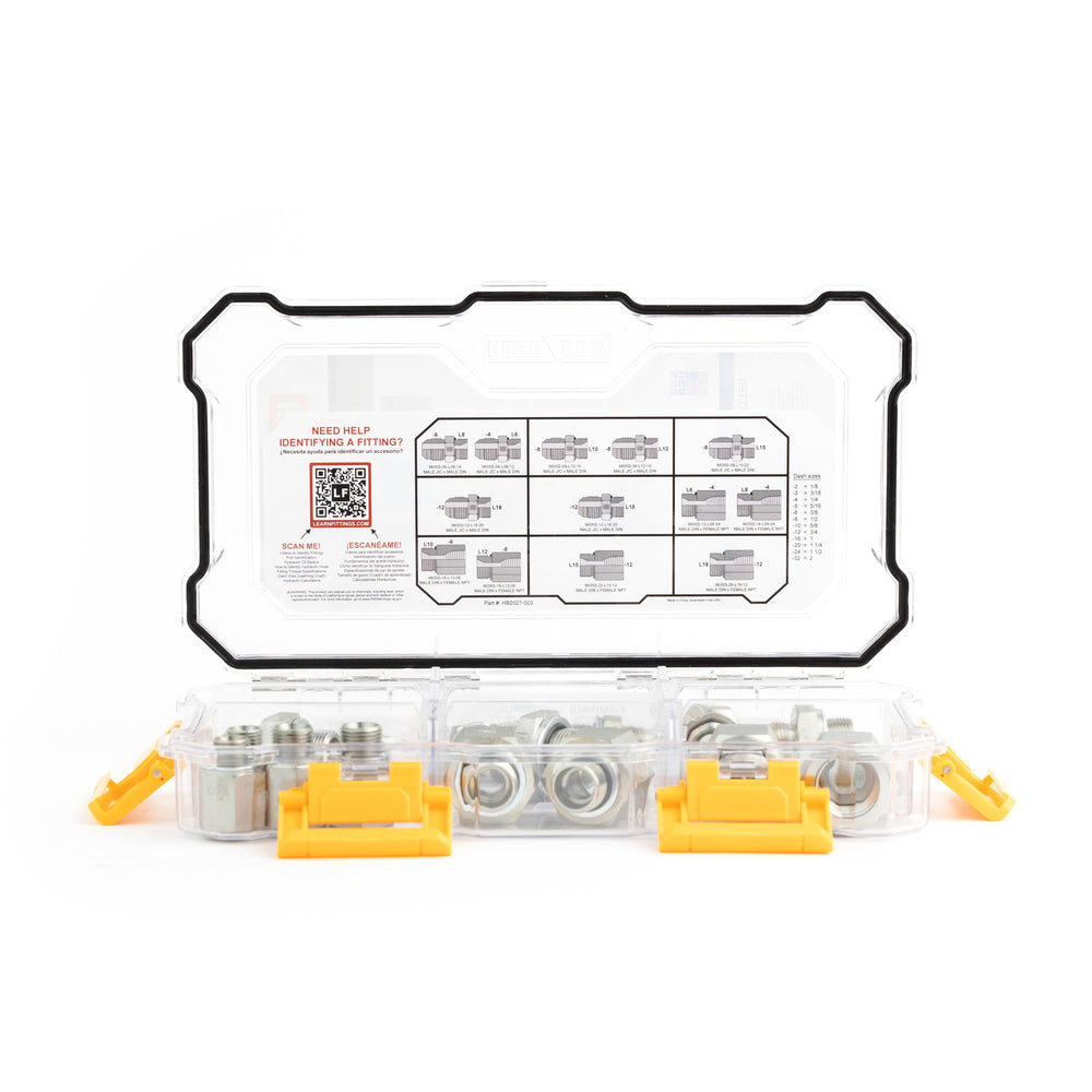 HOSEBOX - HB2027-003 - METRIC LIGHT DIN - JIC - NPT