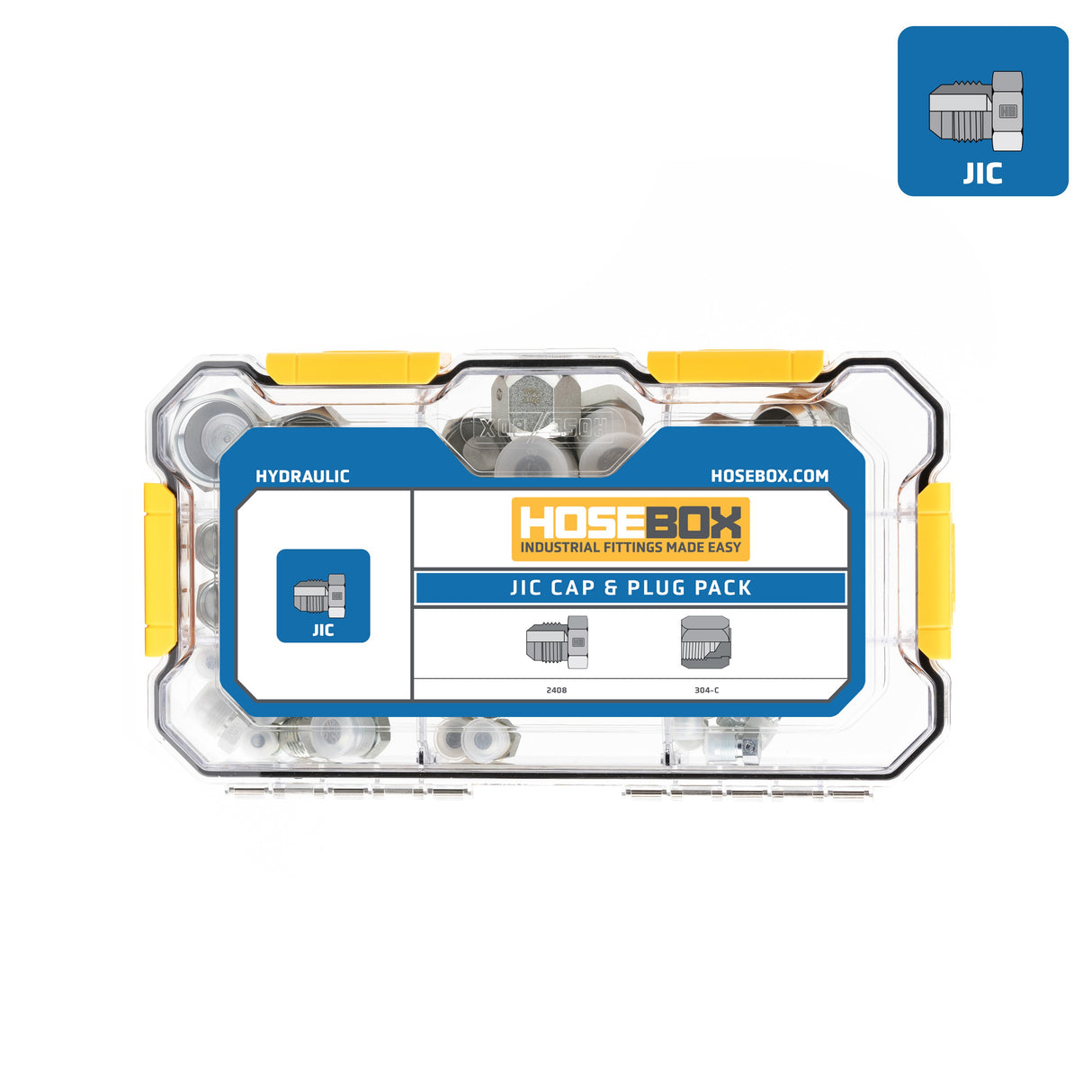 HOSEBOX - HBE2001-001 - JIC CAPS AND PLUGS FITTING PACK