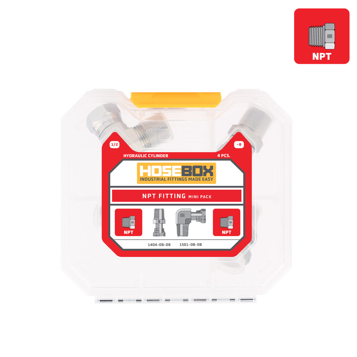HOSEBOX - HBE2003-005 - (1/2") NPT to NPT Mini Pack