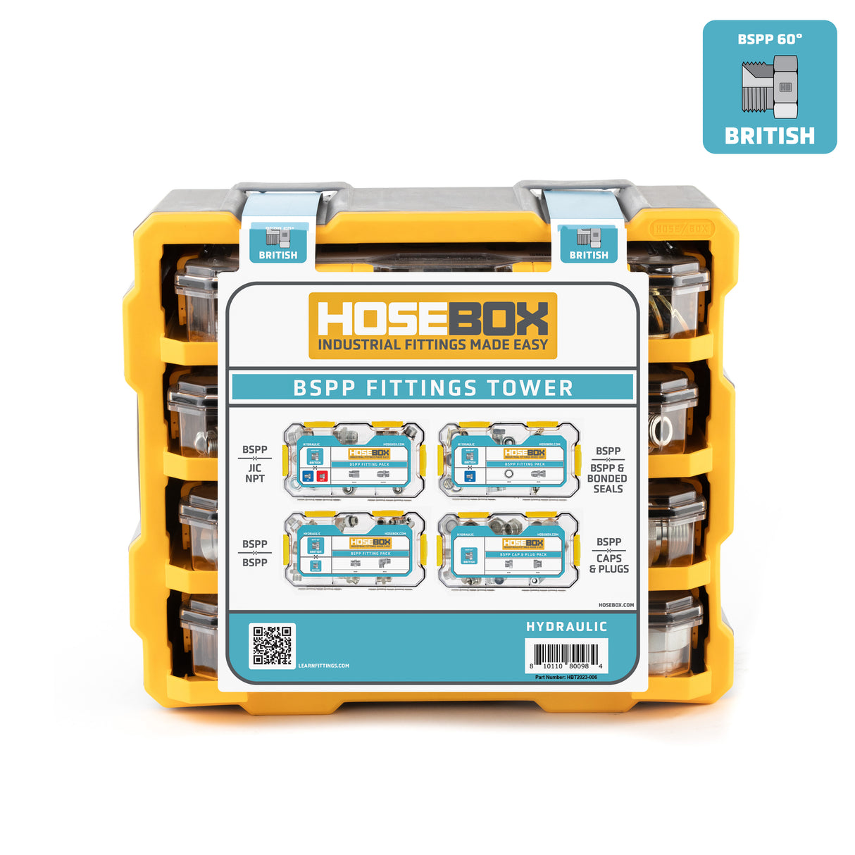 HOSEBOX - HBT2023-006 - BSPP Fittings Tower