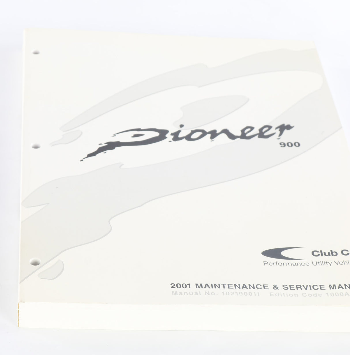 CLUB CAR - 102190011 - MAINTENANCE-SERVICE MANUAL FT01 PIONEER 900