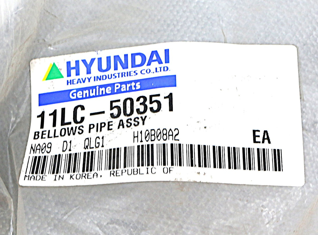HYUNDAI - 11LC-50351 - PIPE ASM-BELLOWS