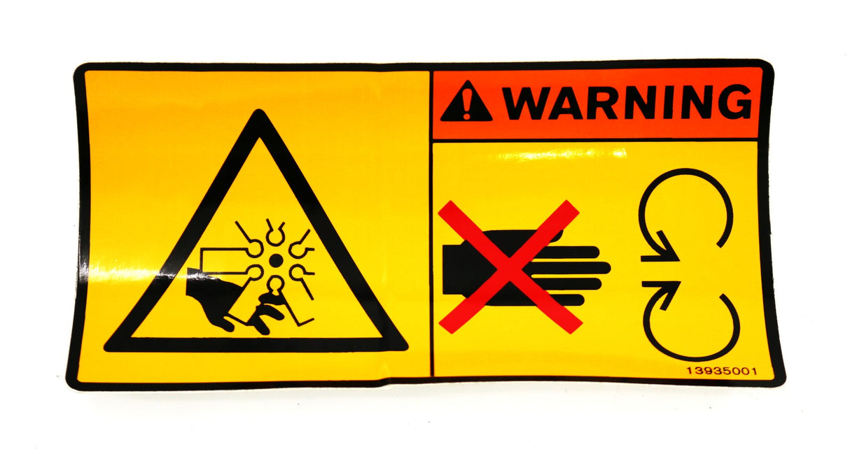 VOLVO - 13935001 - WARNING DECAL SELLMULT=25