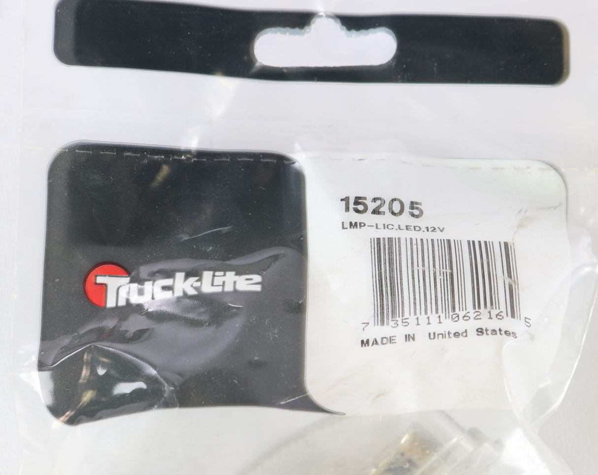 TRUCK-LITE - 15205 - LAMP: LED LICENSE LIGHT CLEAR 12V