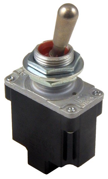 MICRO SWITCH - 1TL1-1 - TOGGLE SWITCH ON-OFF-ON NON ILLUMINATED 20A