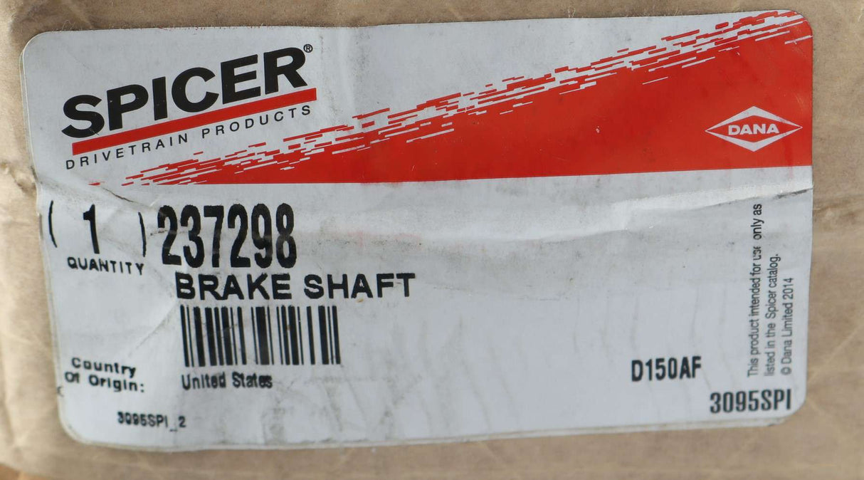 DANA SPICER - 237298 - BRAKE SHAFT