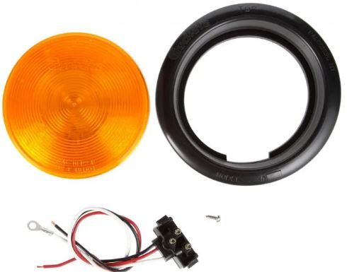 TRUCK-LITE - 40002Y - FRONT/PARK/TURN BLACK PVC GROMMET MOUNT 12V PL-3