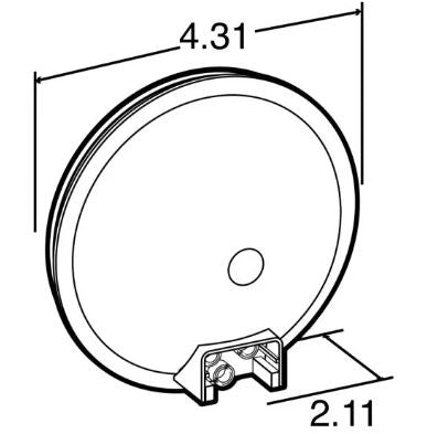 TRUCK-LITE - 40215R - INCAN STOP/TURN/TAIL REFLECTORIZED PL-3 12V