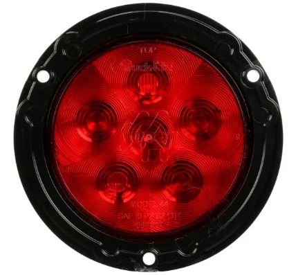 TRUCK-LITE - 44326R - LED STOP|TURN|TAIL BLACK FLANGE MOUNT 12V 6 DIODE