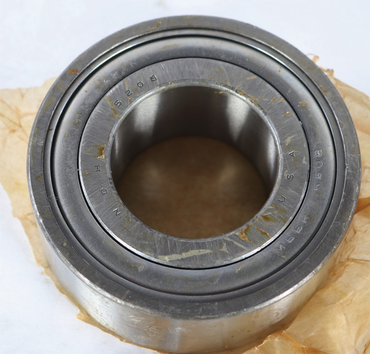 NEW DEPARTURE HYATT - 5508 - BALL BEARING - ANGULAR CONTACT 2-ROW 80mm OD