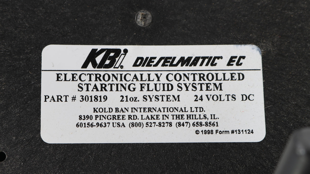 CUMMINS - 64087 - KBI ETHER STARTING KIT