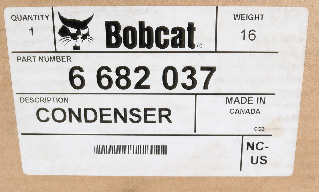 BOBCAT - 6682037 - AIR CONDITION CONDENSER