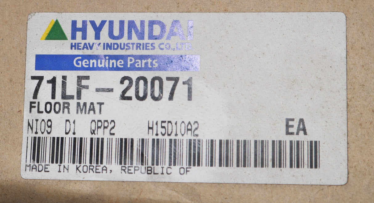 HYUNDAI - 71LF-20071 - MAT-FLOOR