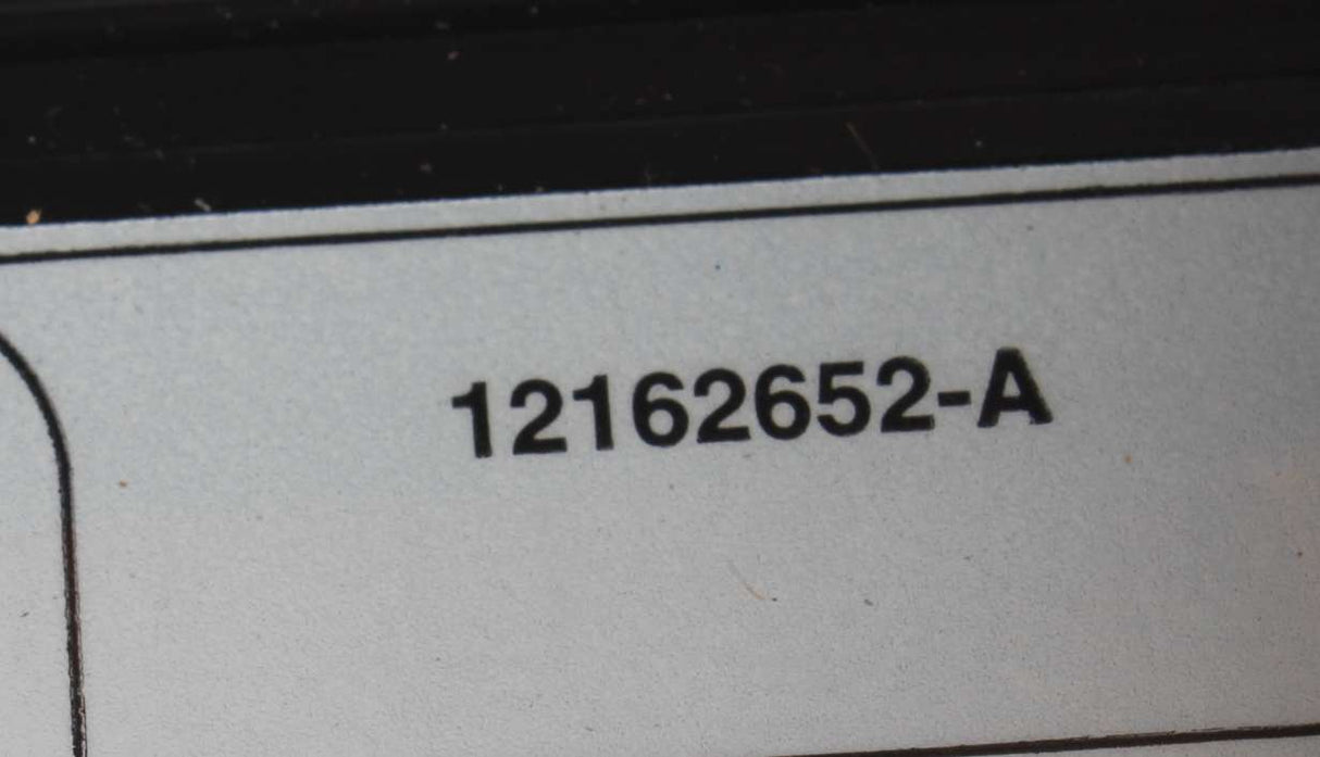 MACK - 7526-12191472 - COVER W/ LABEL ELEC PNL