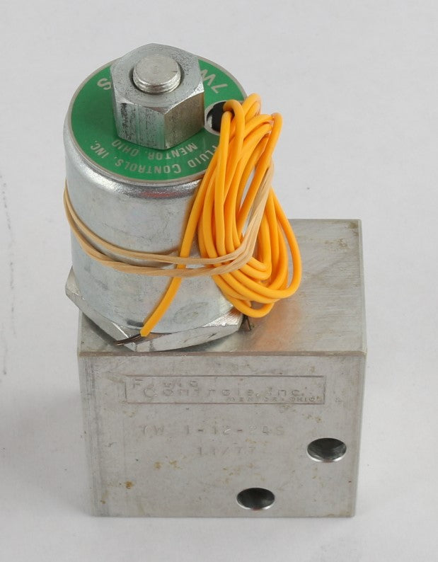 FLUID CONTROLS - 7W31-12-24S - VALVE