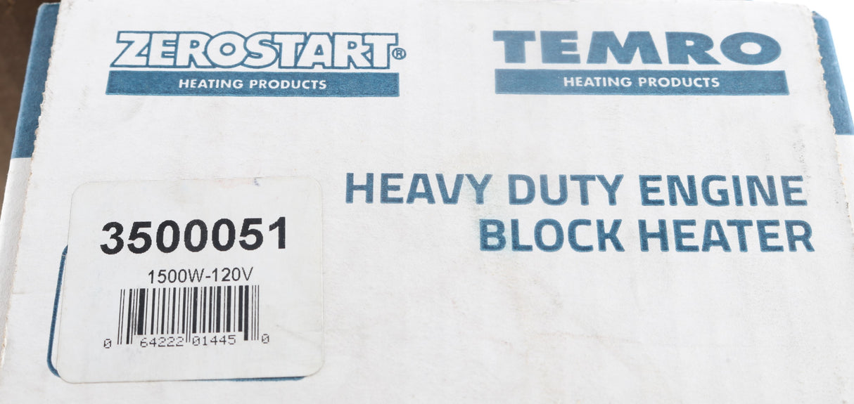 MACK - 8726-3500051 - ENGINE BLOCK HEATER 120V 1500W