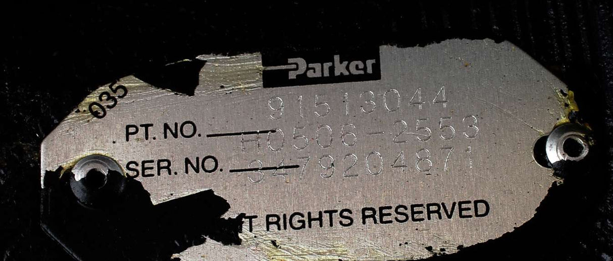 JLG - 91513044 - MAIN CTRL VALVE 4 SEC