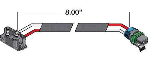 TRUCK-LITE - 94868 - STOP|TURN|TAIL PLUG 18 GAUGE GPT WIRE PL-2 8.5 IN