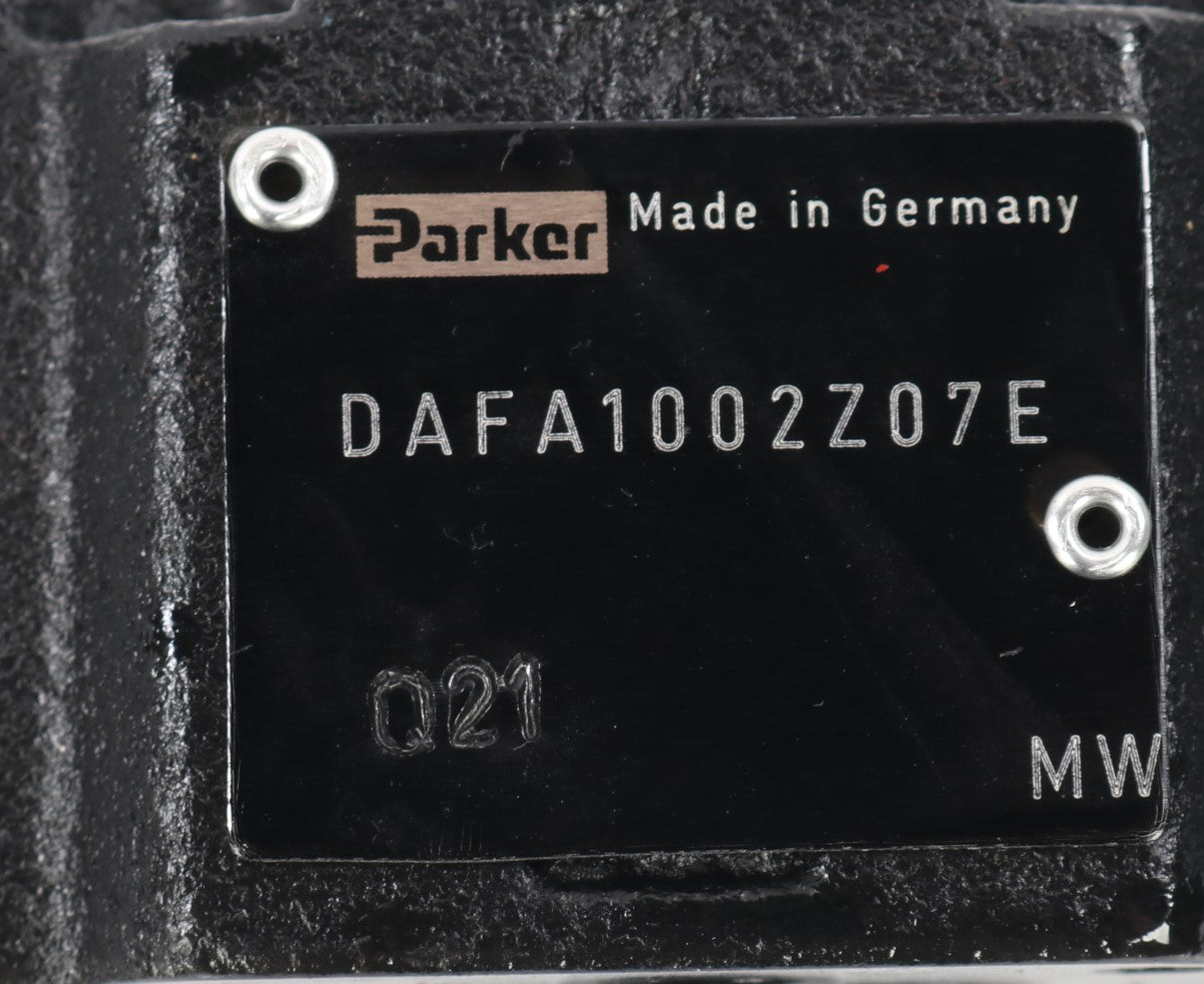 PARKER - DAFA1002Z07E - VALVE
