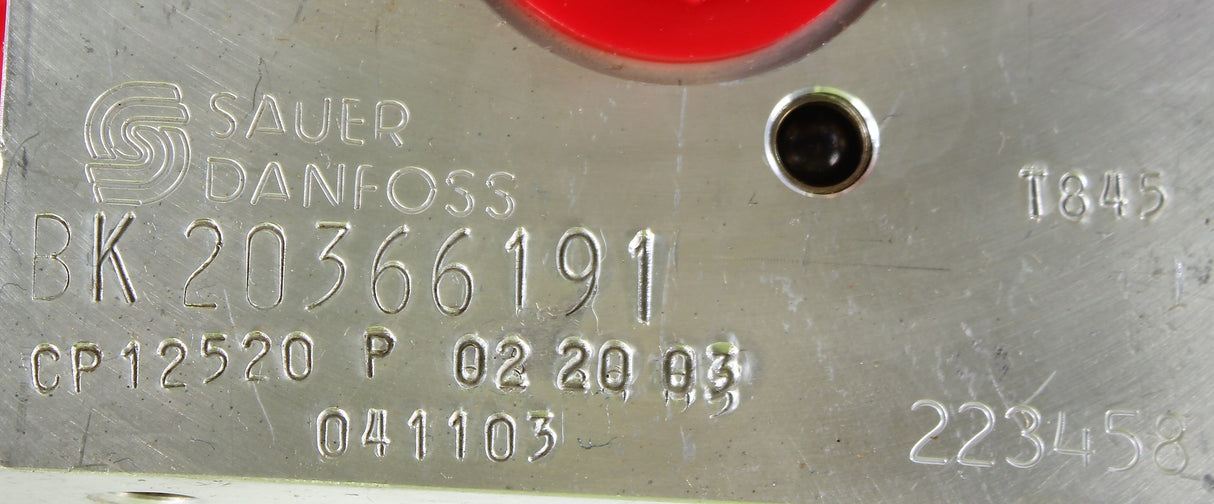 DANFOSS - DCV03-3C11/01000E12 - SOLENOID VALVE BODY UNIT