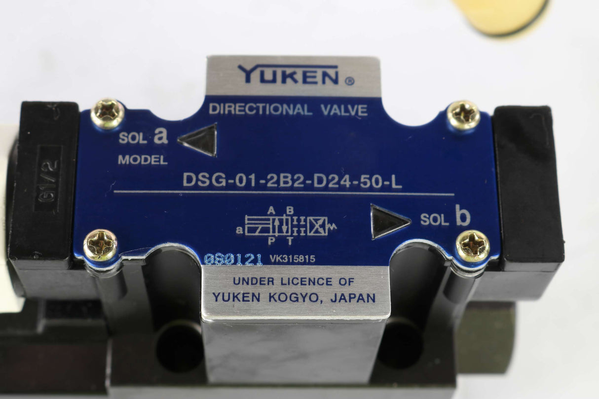 YUKEN HYDRAULIC - DSG-01-2B2-D24-50-L - SOLENOID VALVE