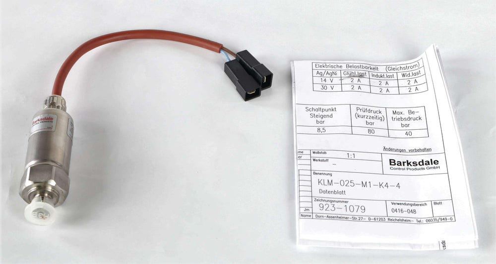 BARKSDALE - KLM-025-M1-K4-4 - PRESSURE SWITCH