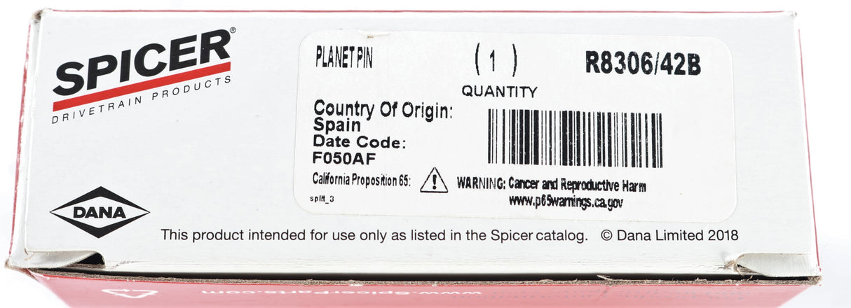DANA SPICER - KR8306/42B - PLANET PIN