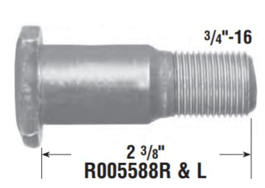 MERITOR - R005588R - WHEEL STUD SINGLE END RH