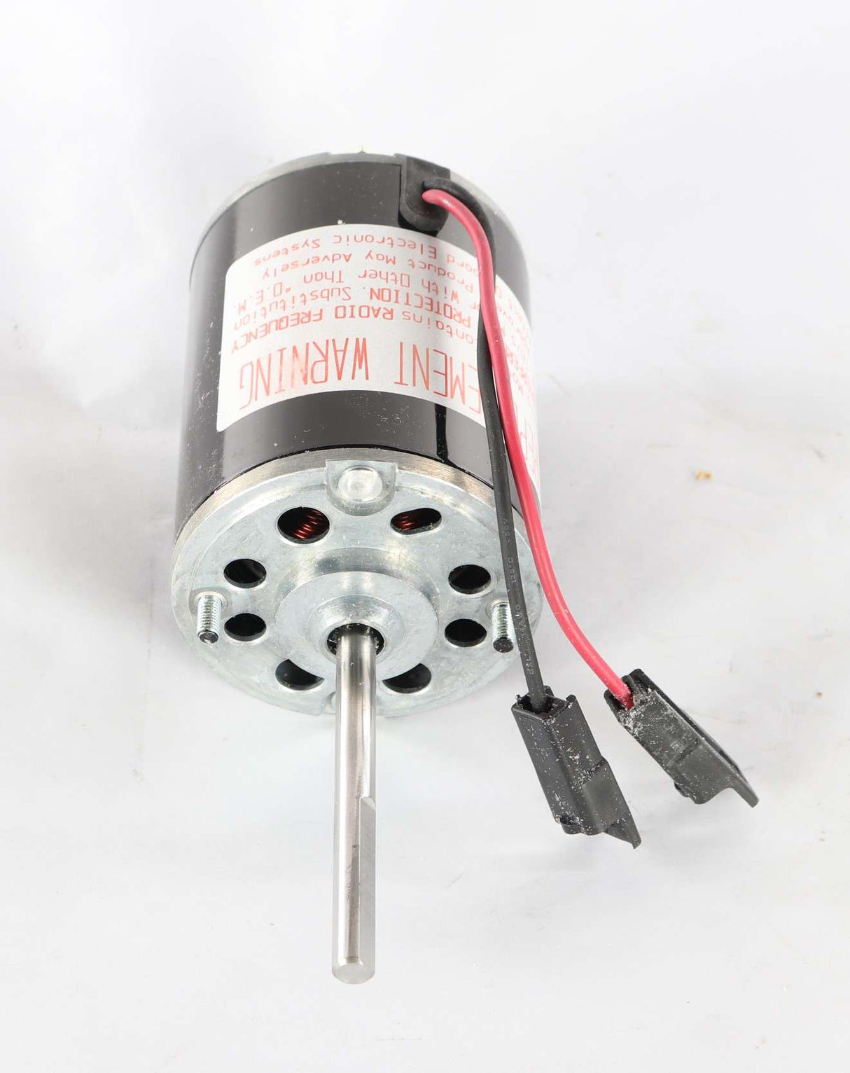 RED DOT - RD-5-5269-2 - 12V SINGLE SHAFT 1 SPEED BLOWER MOTOR