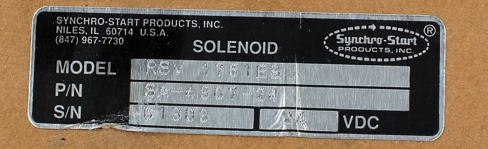 SYNCHRO-START - SA-4307-24 - STOP CONT