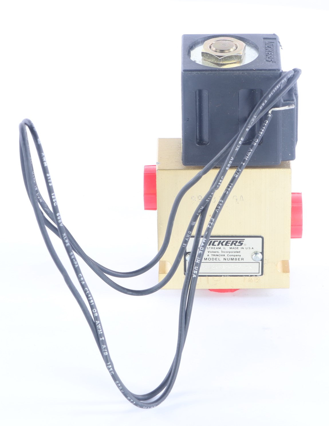 MODULAR CONTROLS - SV1-10V-3-67-29DW - 3-WAY 2-POS SOLENOID VALVE 210 BAR 10 SIZE 24VDC