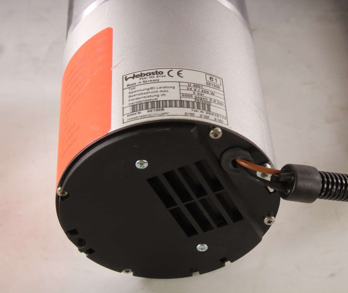 WEBASTO - U4851 - 24V CIRCULATING PUMP