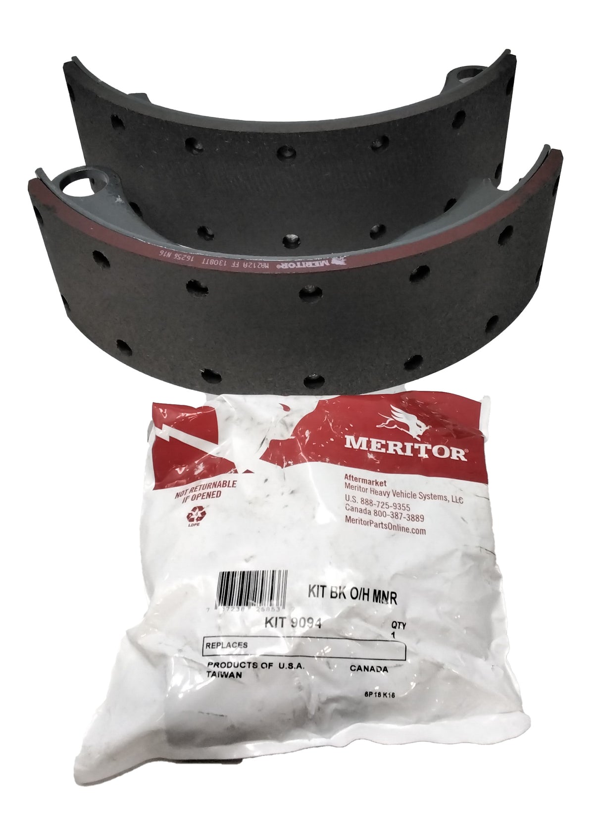 MERITOR - XK2121308T - PLATINUM SHIELD III BRAKE SHOE KIT - REMAN