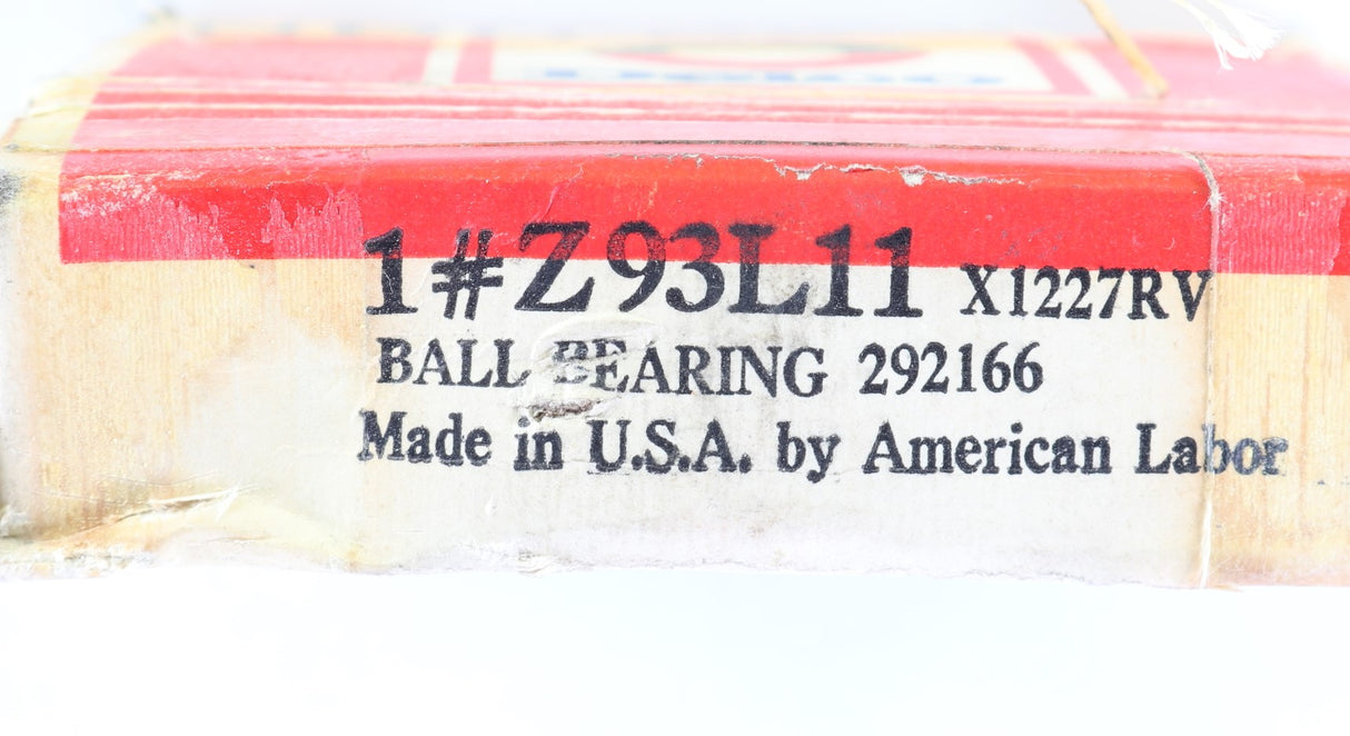 NEW DEPARTURE HYATT - Z93L11 - BALL BEARING - DEEP GROOVE RADIAL 90mm OD 1-SEAL