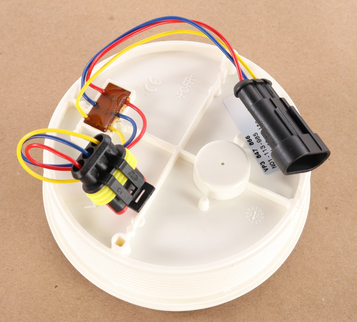 VOLVO PENTA - 3847867 - SPEEDOMETER WHITE SPEED 40 12/24V