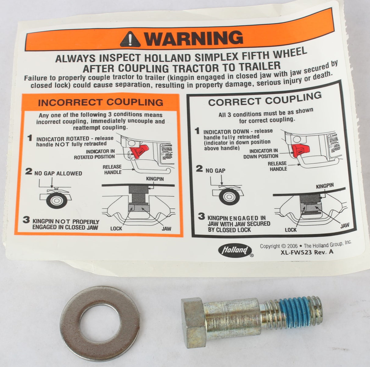 VOLVO - 85113565 - REBUILD KIT - 5TH WHEEL