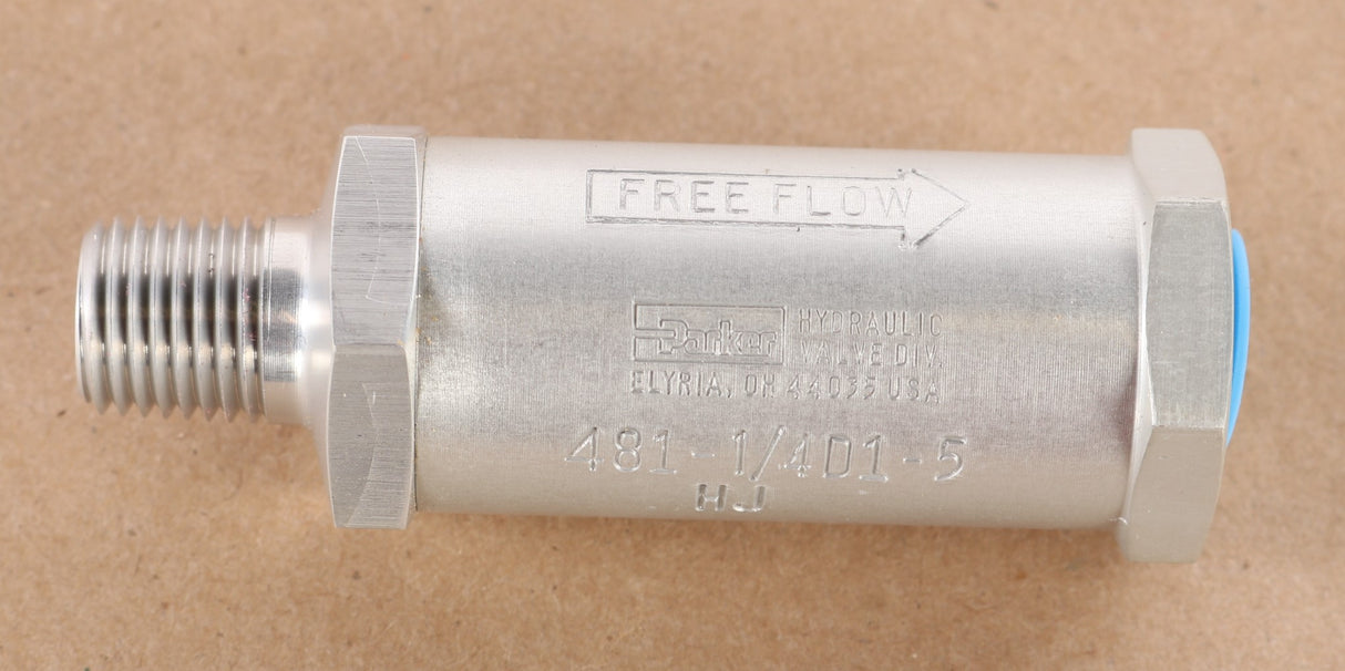 PARKER - 481-1/4D1-5 - CHECK VALVVE