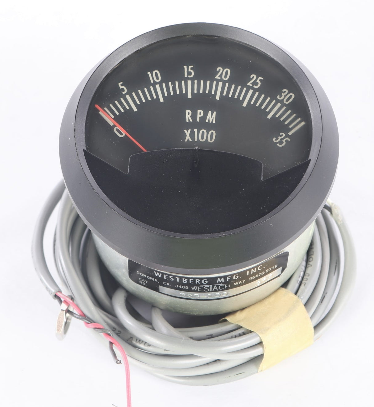 WESTACH - 3E3-100 - TACHOMETER 0-35 x100 RPM