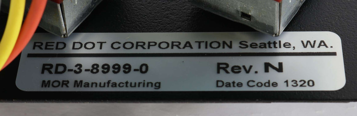 RED DOT - RD-3-8999-0 - TEMPERATURE CONTROL PANEL