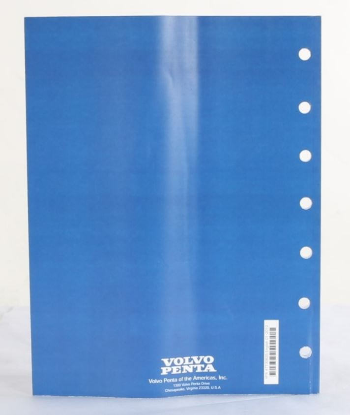 VOLVO PENTA - 47700835 - OPERATORS MANUAL