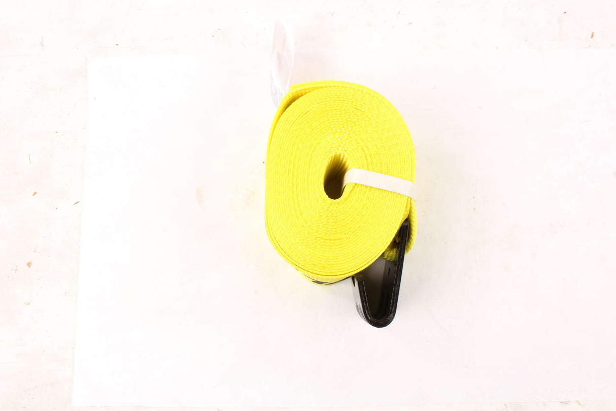 ANCRA INTERNATIONAL - 43795-10-27-V - 4”X27’ WINCH STRAP W/ FLAT HOOK 5400LB WLL.