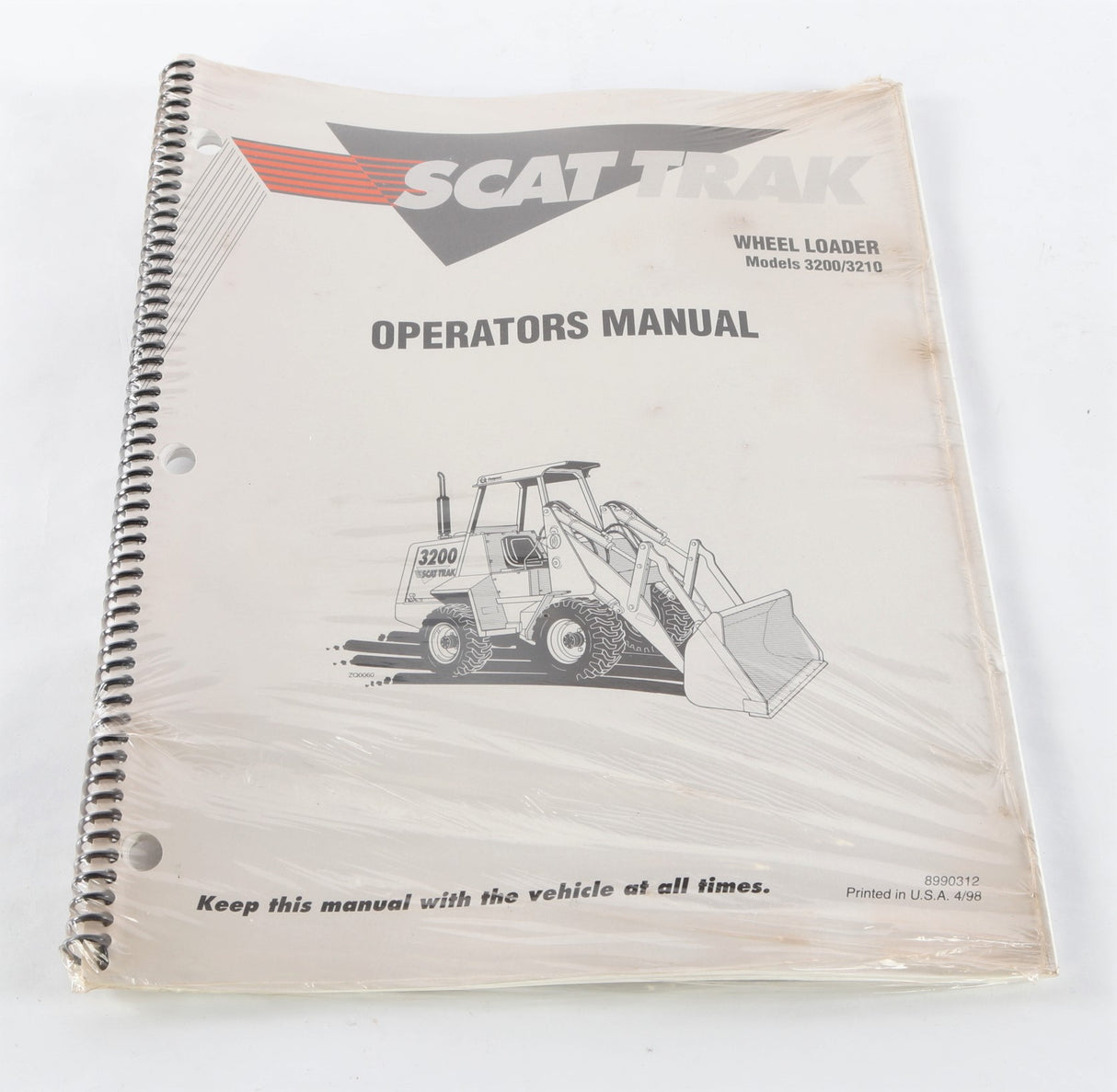 SCAT TRAK - 718990312 - WHEEL LOADER MODEL 3200 & 3210 MANUAL