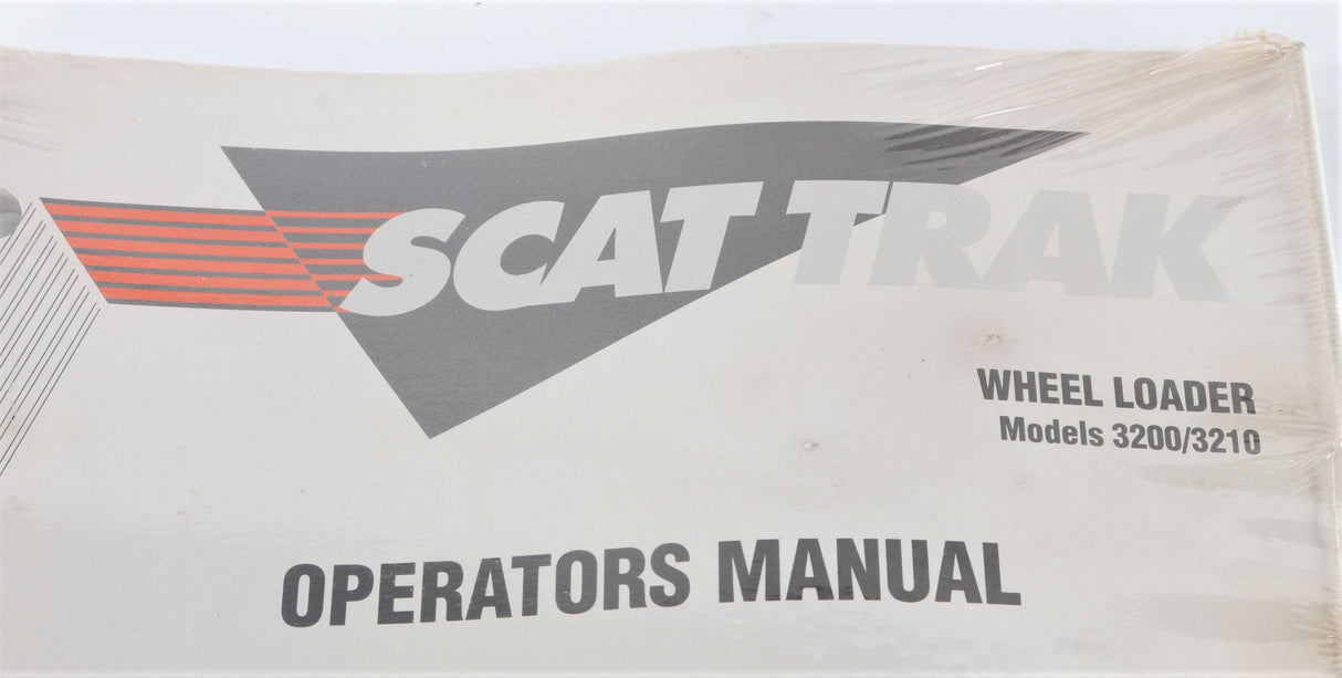 SCAT TRAK - 718990312 - WHEEL LOADER MODEL 3200 & 3210 MANUAL
