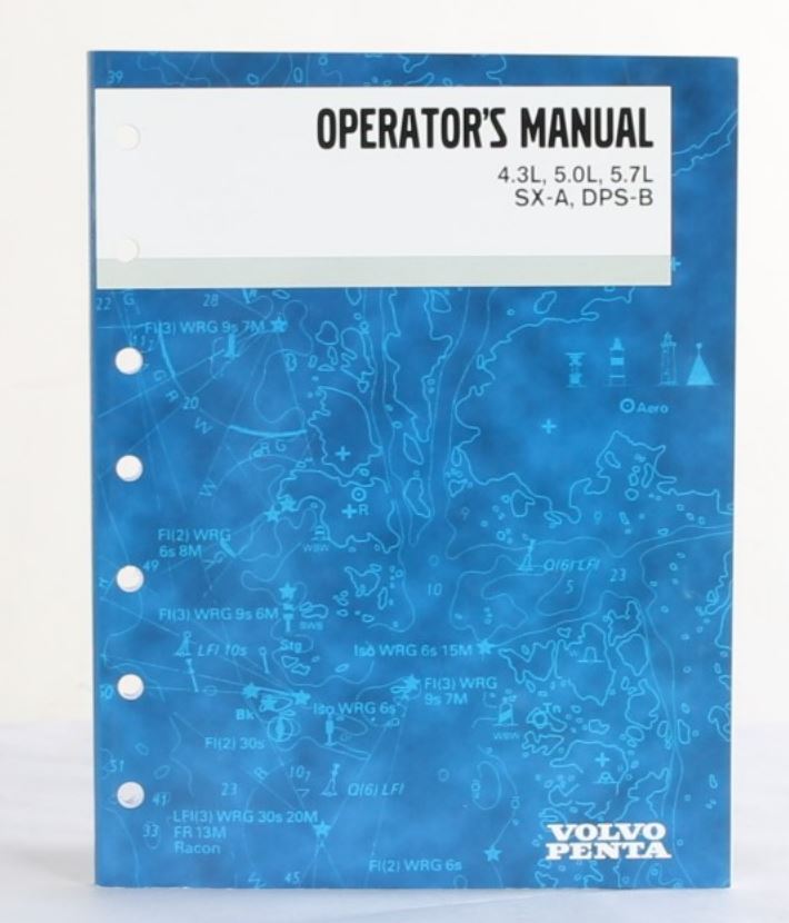 VOLVO PENTA - 47701975 - OPERATORS MANUAL