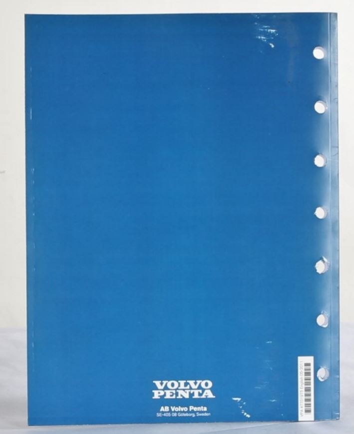 VOLVO PENTA - 47701975 - OPERATORS MANUAL
